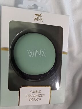 WINX Mint Round Cable Organizer Pouch